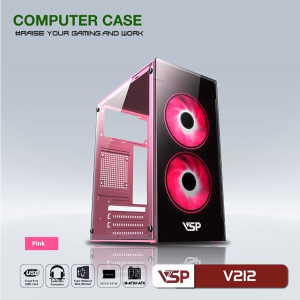 Vỏ Case VSP V212 (Pink)