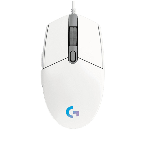 Chuột có dây Logitech G102 Lightsync Gaming (White)