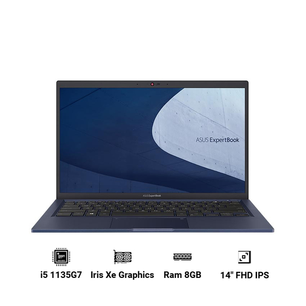 Laptop Asus ExpertBook B1400CEAE-EK3724 ( i5 1135G7 | 8GB RAM | 256GB SSD | 14 inch FHD | Đen )