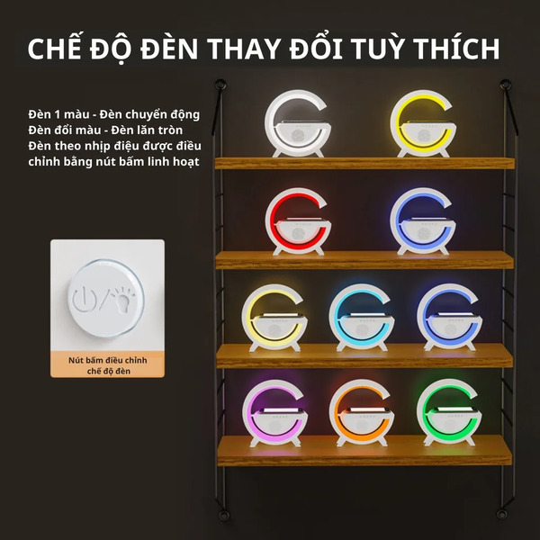 Loa Bluetooth chữ G BT2301 LED RGB