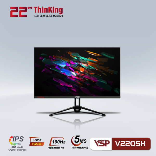 Màn hình VSP V2205H 22 inch FHD IPS 75Hz 6ms (Black)