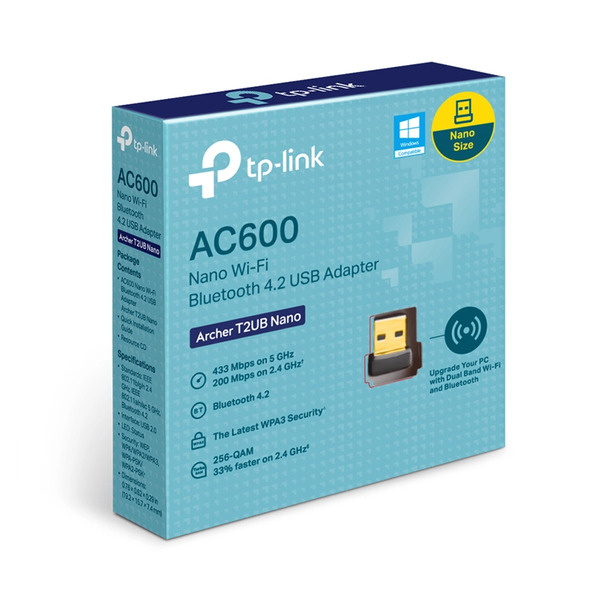 USB WiFi Nano Bluetooth 4.2 TP-link Archer T2UB AC600