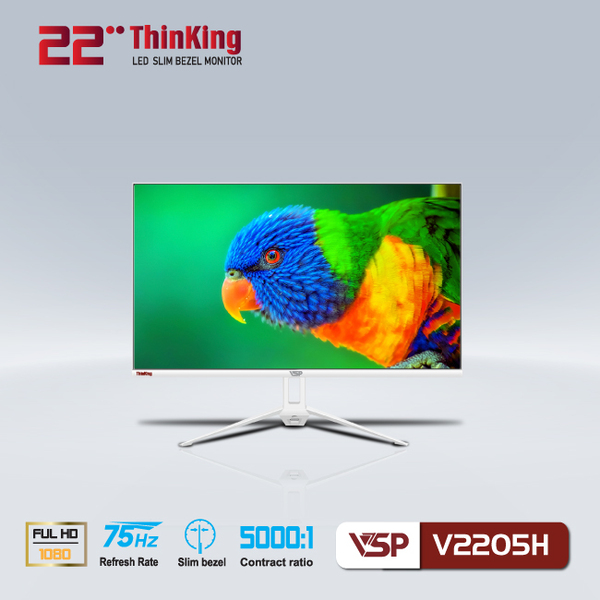 Màn hình VSP V2205H 22 inch FHD IPS 75Hz 6ms (White)