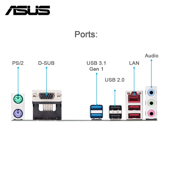 Mainboard Asus Prime H310M-CS R2.0