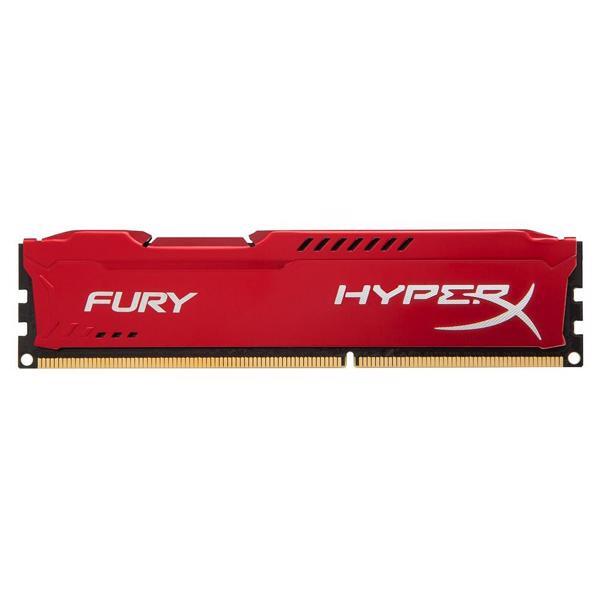 RAM Kingston Hyperx Fury 8GB DDR3 1600MHz (Red)