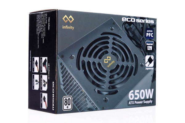 Nguồn Infinity ECO 650W Single Rail