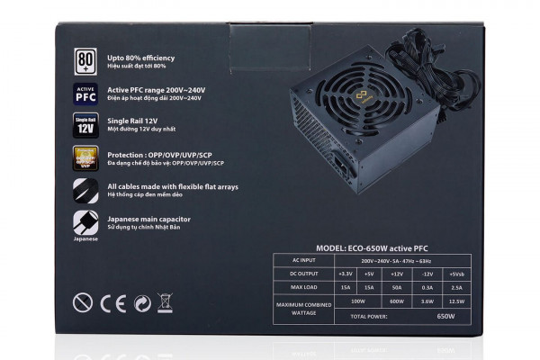 Nguồn Infinity ECO 650W Single Rail