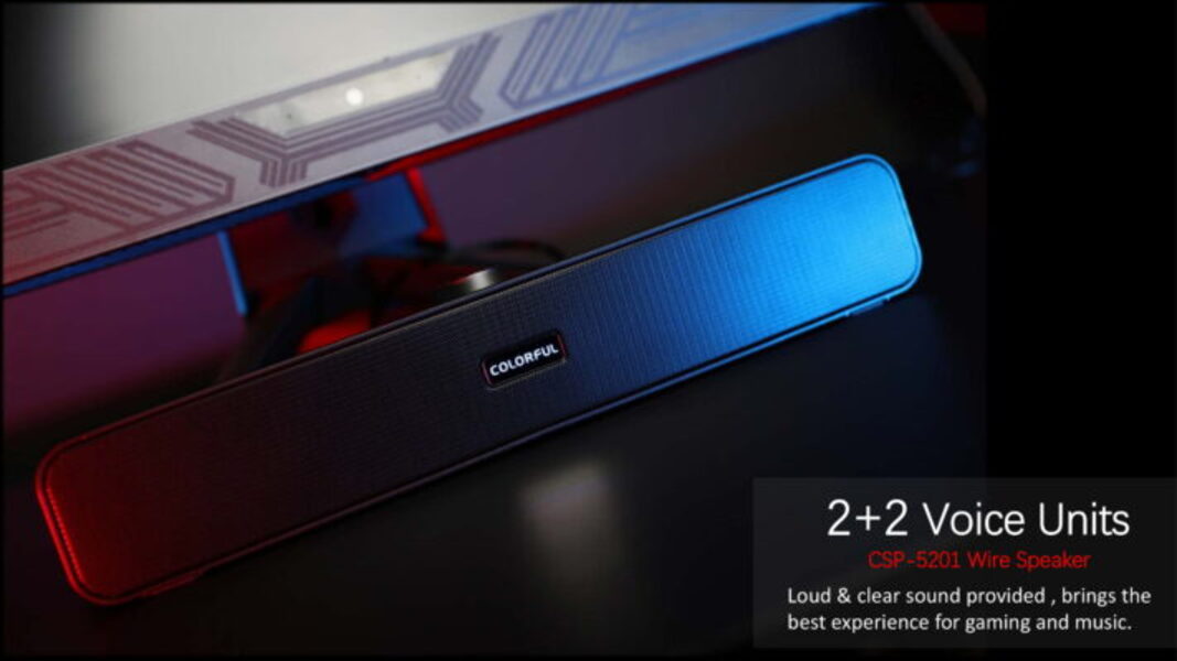 Loa Colorful Soundbar CSP-5201 Desktop Speaker