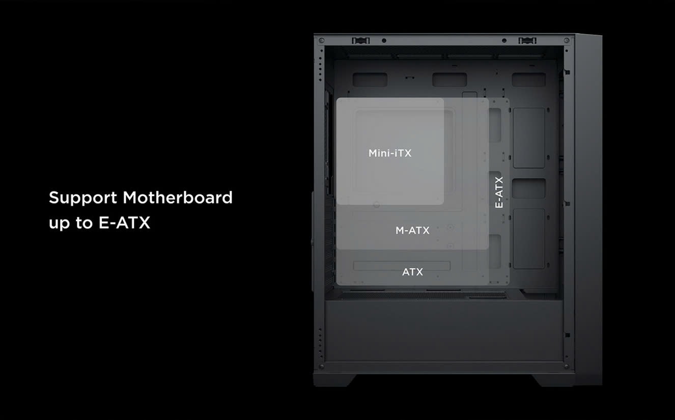 Vỏ Case Xigmatek Gaming X II 3F (Black)