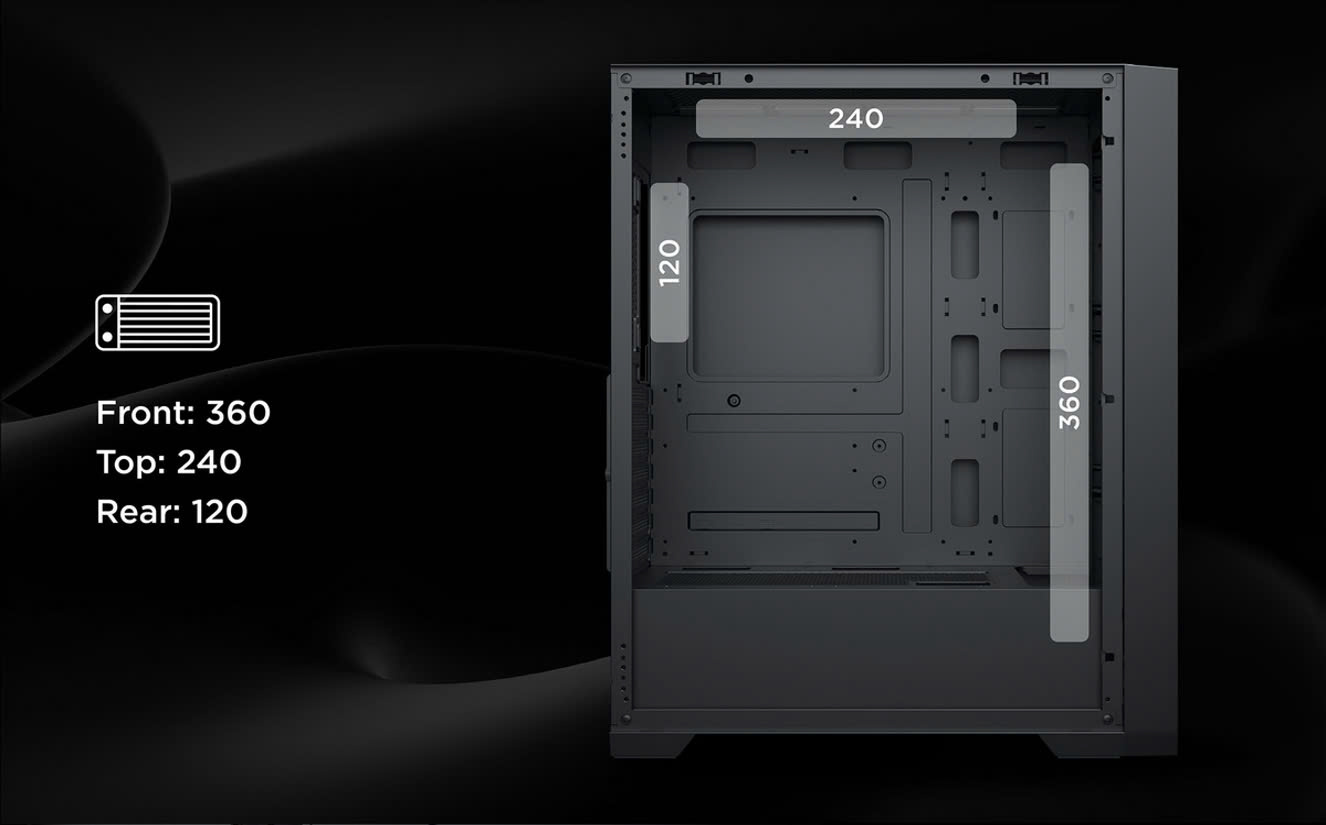 Vỏ Case Xigmatek Gaming X II 3F (Black)