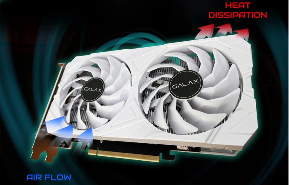 Card màn hình GALAX RTX 3050 EX WHITE 6GB GDDR6