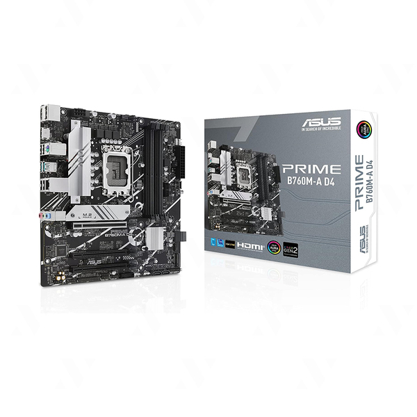 Mainboard ASUS PRIME B760M-A D4 (Intel B760, LGA1700, 4 x DDR4 128GB, M-ATX)