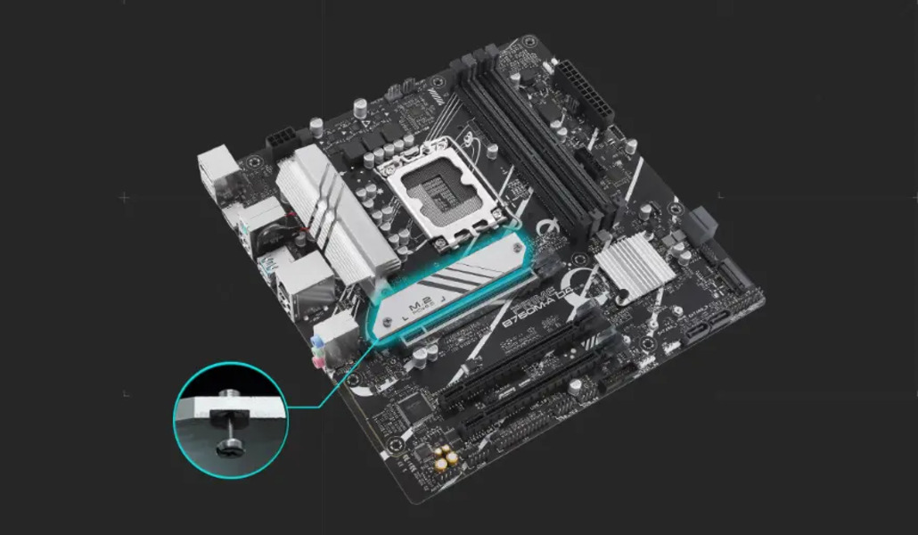 Mainboard ASUS PRIME B760M-A D4 (Intel B760, LGA1700, 4 x DDR4 128GB, M-ATX)