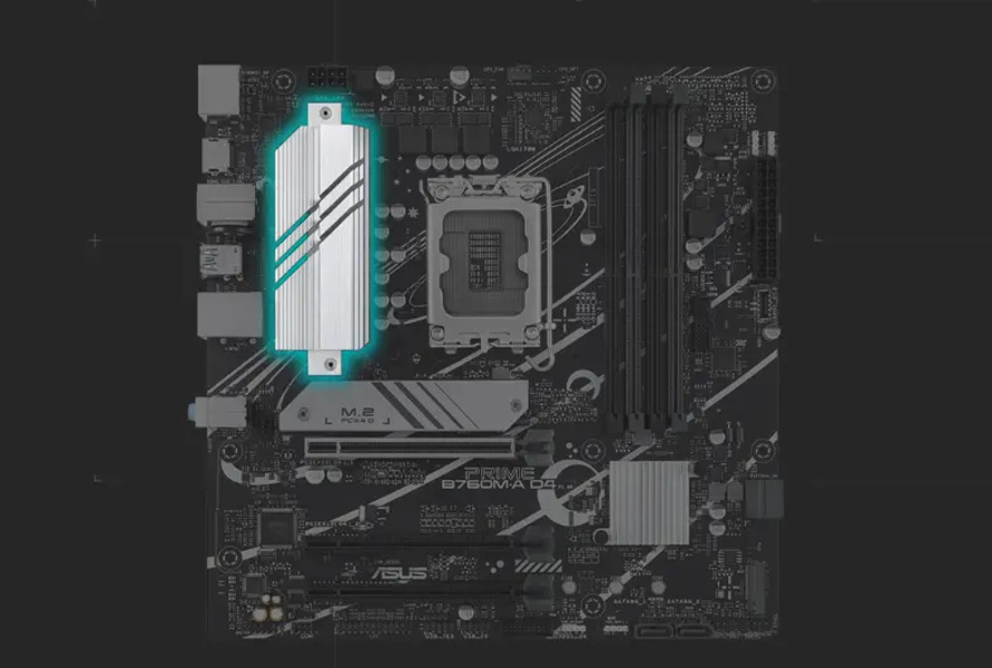 Mainboard ASUS PRIME B760M-A D4 (Intel B760, LGA1700, 4 x DDR4 128GB, M-ATX)