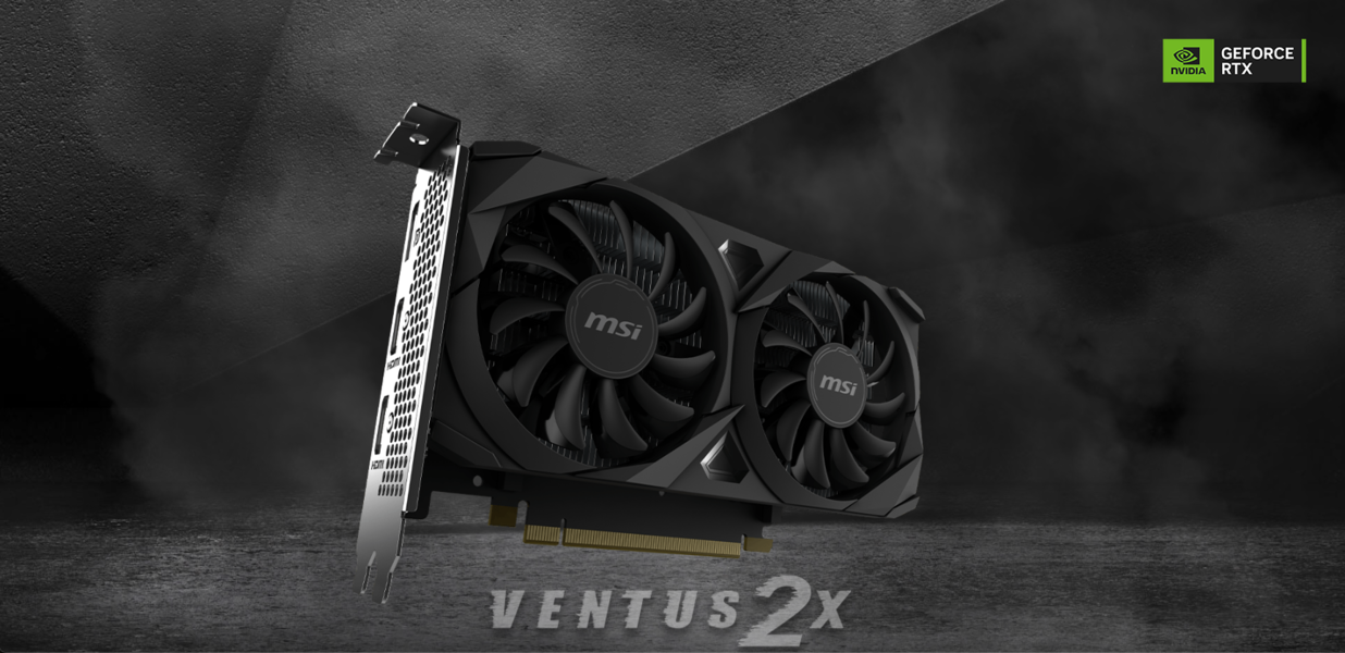 Card màn hình MSI GeForce RTX 3050 VENTUS 2X 6G OC